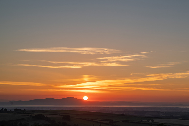 Solway Sunset from High Houses